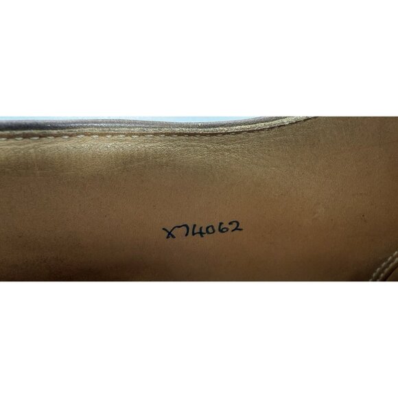 Brooks Brothers Peal & Co Shoes Mens Size 11.5 D Captoe Oxford Brown Leather - Picture 13 of 14